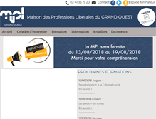 Tablet Screenshot of mplgrandouest.org